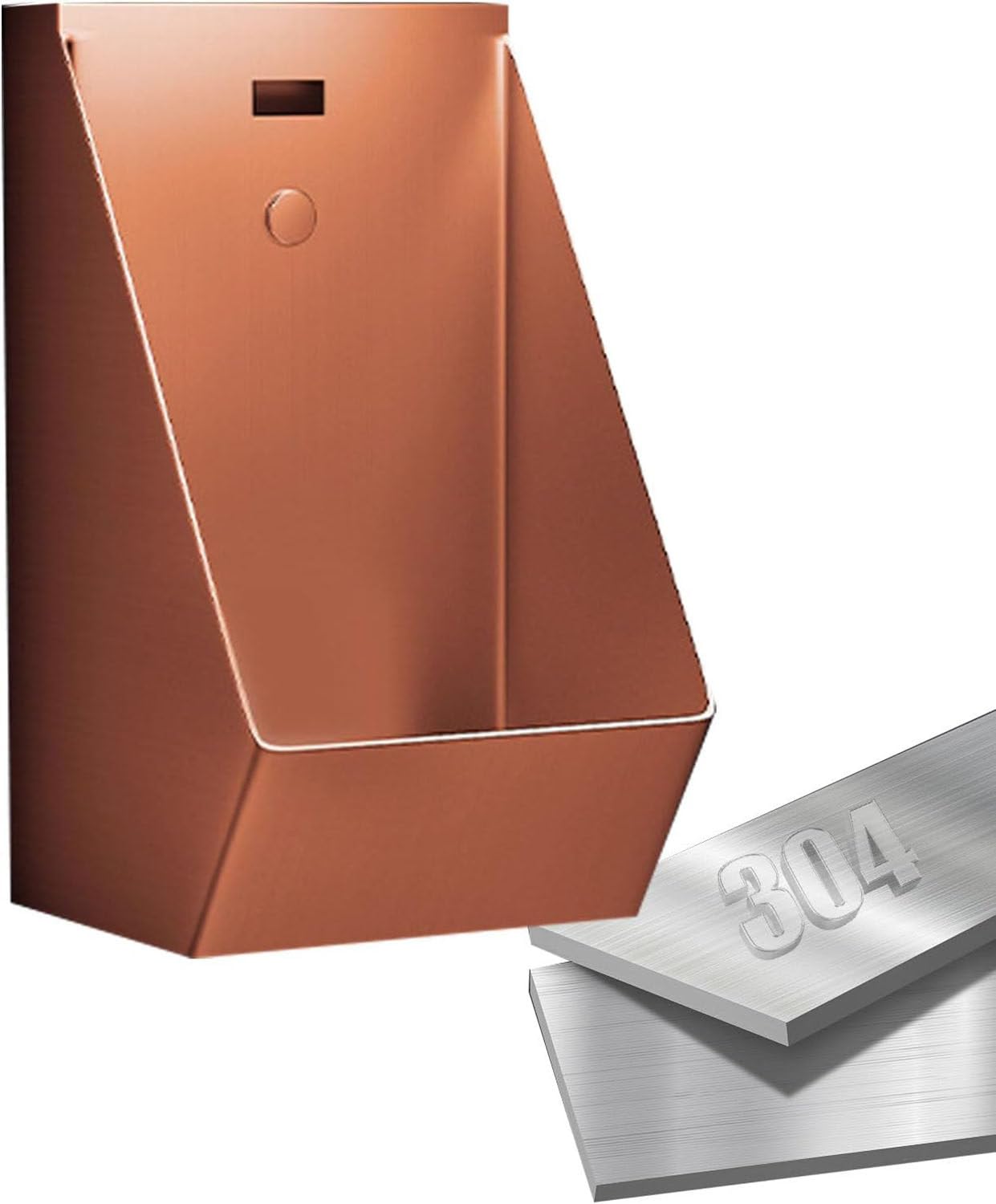 OTQEFTN Induction Flush Urinal,Stainless Steel Wall-Mounted Urinal,Family Bathroom Toilet,Urinals for Men Bathroom,Automatic Sensor Urinal Toilet