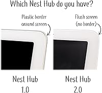 Vista 2 de Mount Genie Soporte de pared simple integrado para Google Nest Hub Gen 1 [no es compatible con 2021 Gen 2]: el centro de comando perfecto