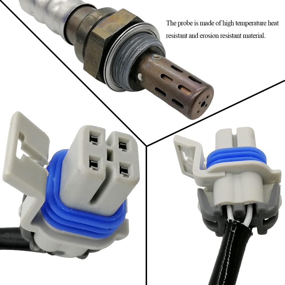 3Pcs 234-4650 234-4647 O2 Oxygen Sensor Upstream Downstream for Chev-y Impala Monte 3.5L 3.9L Astro 4.3L, Cadillac DeVille Seville Eldorado 4.6L, Pontiac, Aurora, Safari 4.3L