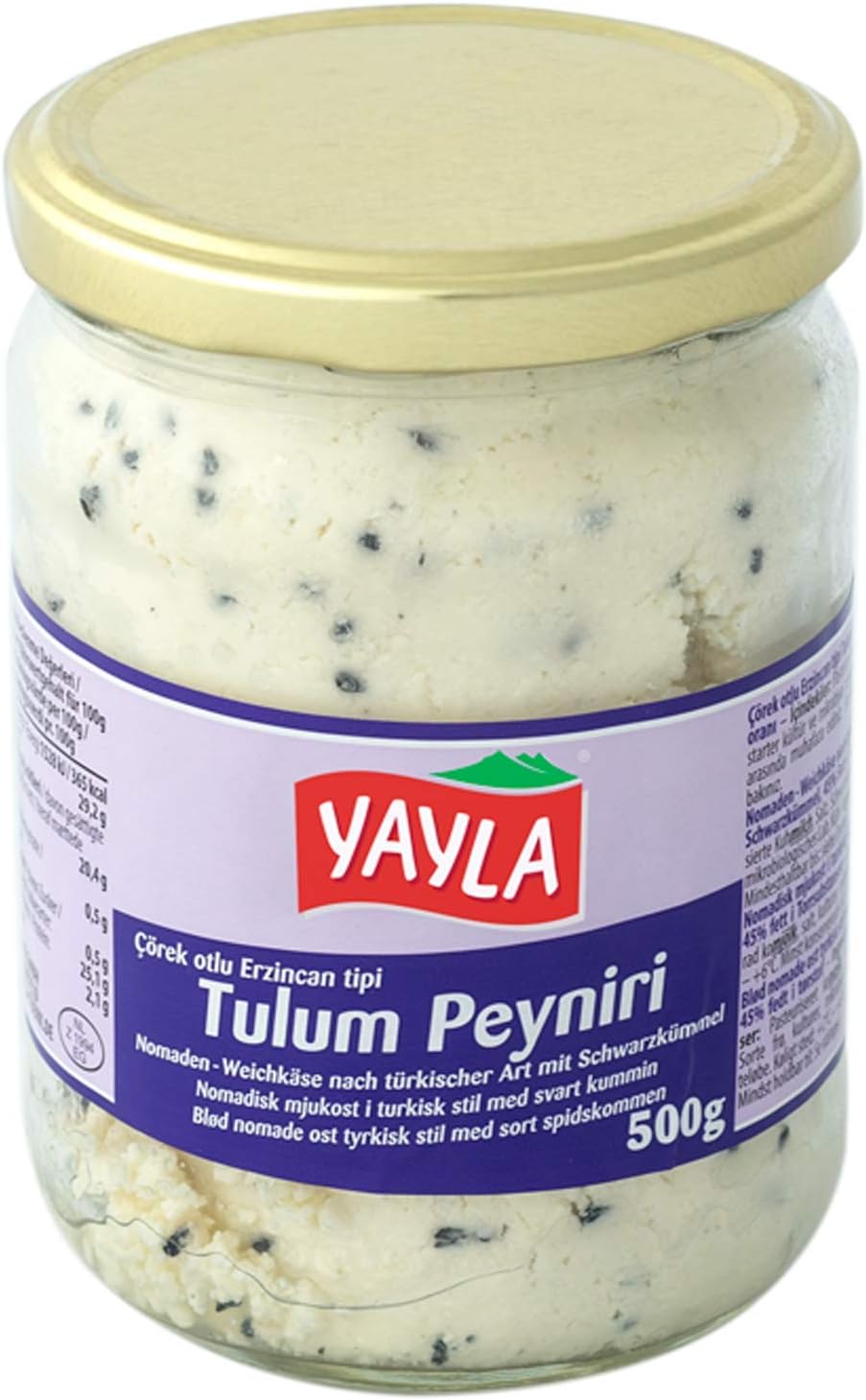 YaylaSoft Cheese With Black Seed Turkish Style- Corek Otlu Tulum Peyniri