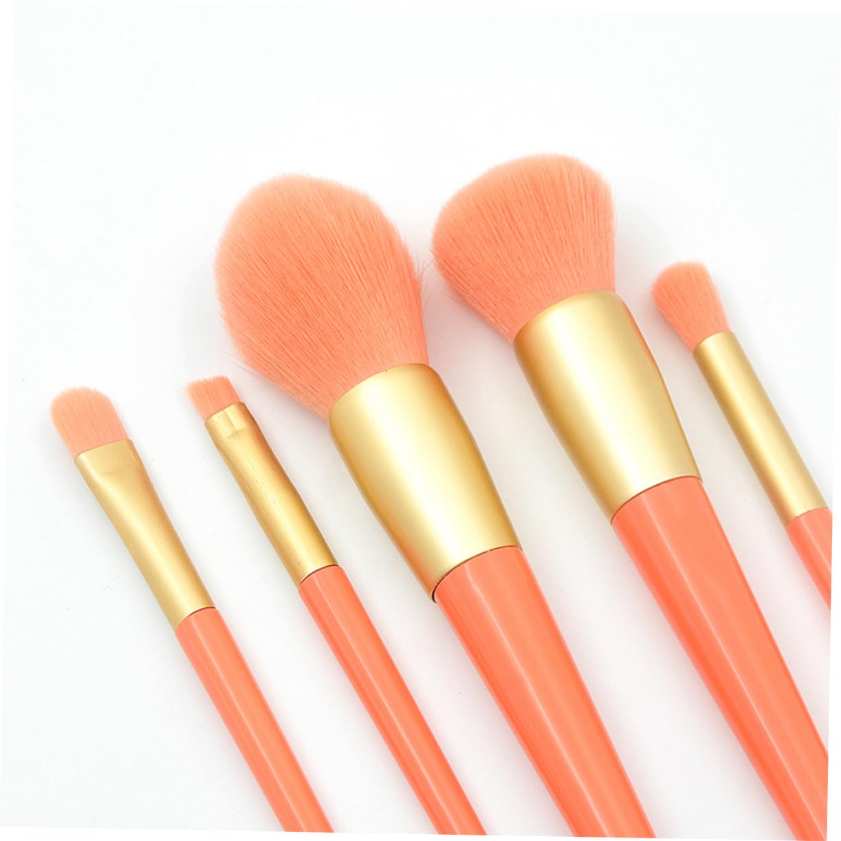 POPETPOP 15stücke Teiliges Tragbares Kosmetik-set Mit Professionellen Make-up-pinseln Zylinderförmige Kunststoffgriffe Für Foundation Blush Und Puder Für Damen Und Make-up-künstler