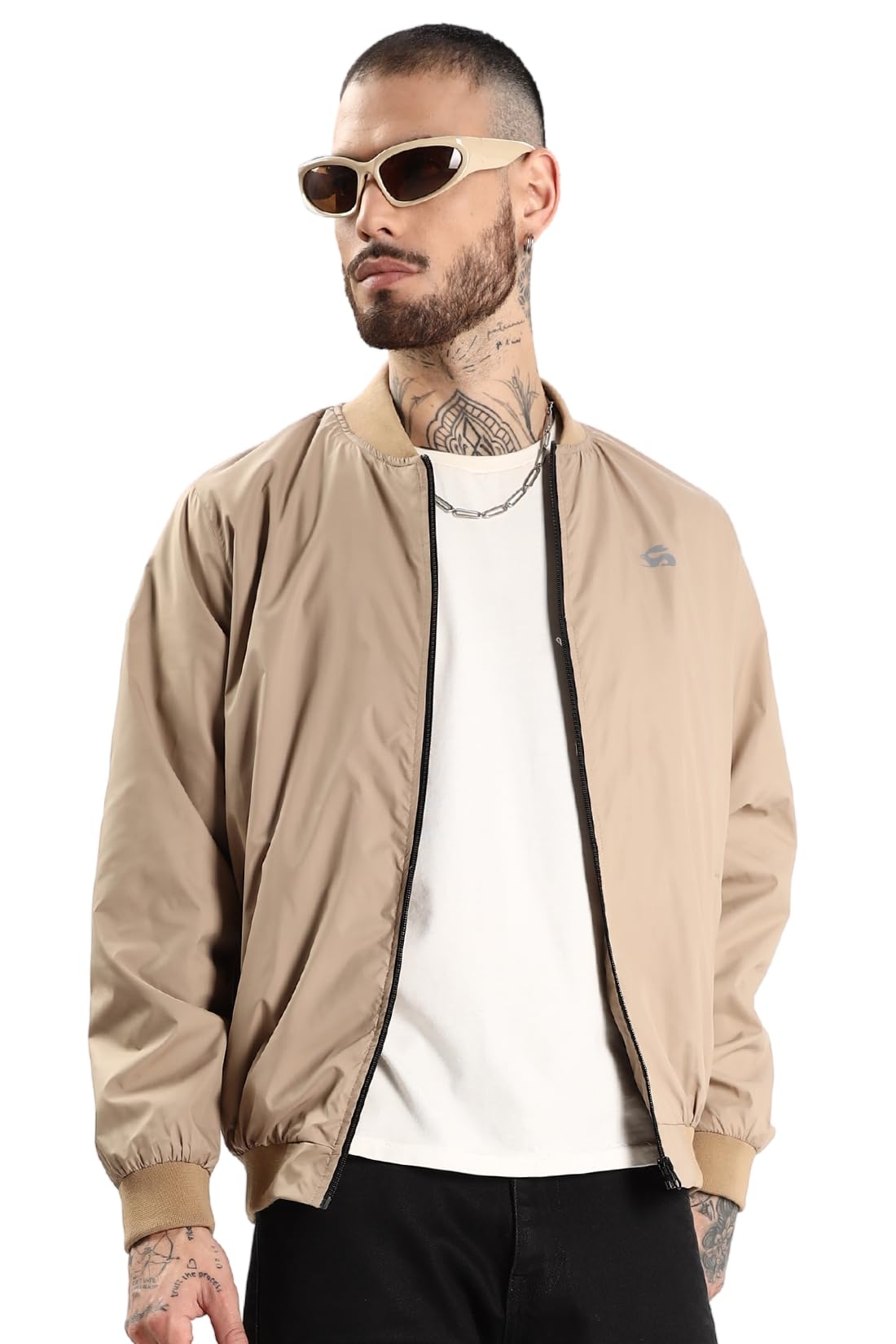 Global Desi Jacket in Polyester Winter Jacket For Men, Full Sleeve Mens Jacket Monsoon Jacket For Men All Weather Jacket For Men Black Jacket in black