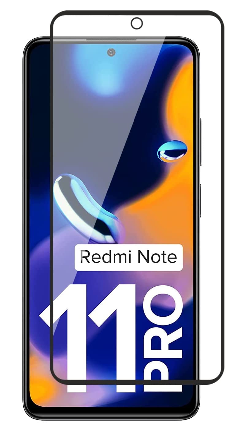 NISHTECH for Redmi Note 11 Pro/Note 11 Pro Plus 5G / Note 11 Pro+ 5G / note 10 Pro / 10 Pro max/Mi 11x 5G / Mi 11x Pro 5G / Poco X4 pro Tempered Glass HD with Edge to Edge Coverage and easy Installation kit