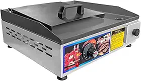 Chapa Elétrica com Abafador e Prensa Manual, 40x35cm, Termostato até 300°, 110V/220V, Sevefort Grill (220v)