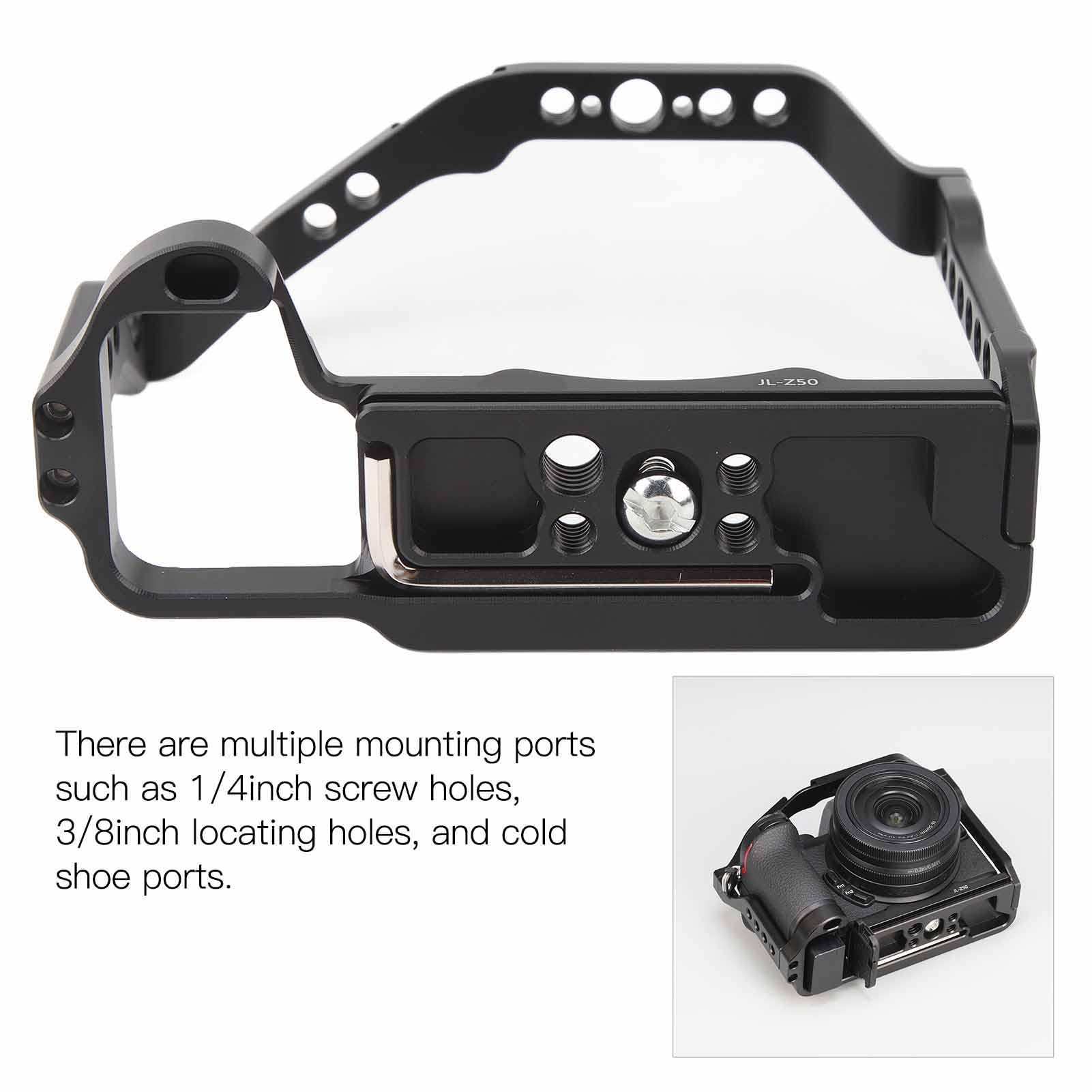 Cage SMALLRIG Pour Fujifilm X-T4 - Réf. 2808, Aluminium, Légère (202g) - Avec Poignée Intégrée, Points De Fixation