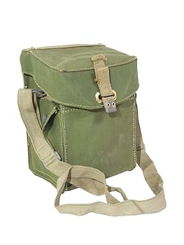 希少】WWII 防水 ガスマスクバッグ 4つスナップ ノルマンディー