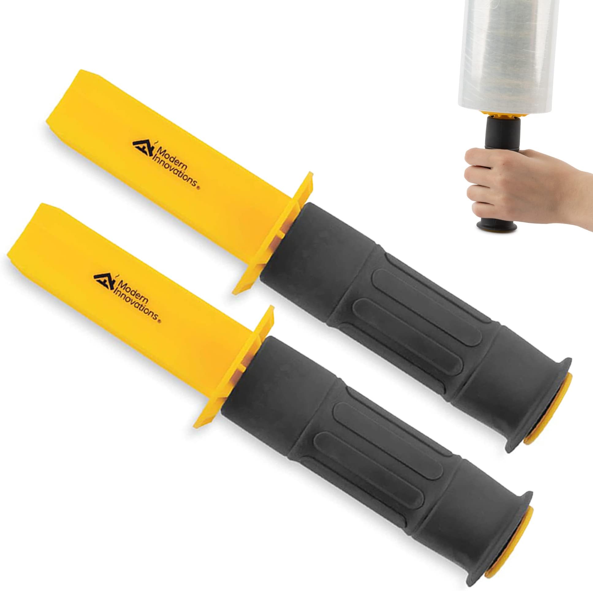 Modern Innovations Set of 2 Replacement Handles - No Rolls Included, ONLY Compatible w/Modern Innovations 5" & 15" Stretch Wrap Roll, Shrink Wrap for Moving, Packing Supplies, Pallet Seran Wrapper