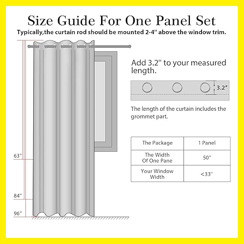 Miniatura 7 de 100% Blackout Shield Cortinas para puerta corrediza con aspecto texturizado de lino con forro opaco, cortinas opacas con aislamiento térmico,