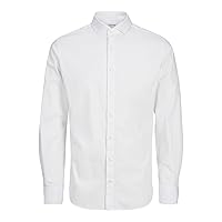 JACK & JONES Jprblajaxon-Maglietta Elasticizzata L/S Noos Camicia a Maniche Lunghe