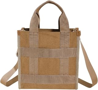 Hobo-väska med stor kapacitet Casual Canvas Tote Bag Satchel Sling Bag