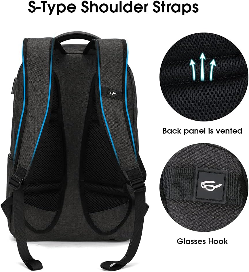 Exclusive Discount 80% Offer OIWAS Laptop Backpack 17 Inch For Men Business 17.3 Inch Bagpack Women Travel Daypack Large College School Bookbag Teens(Black)