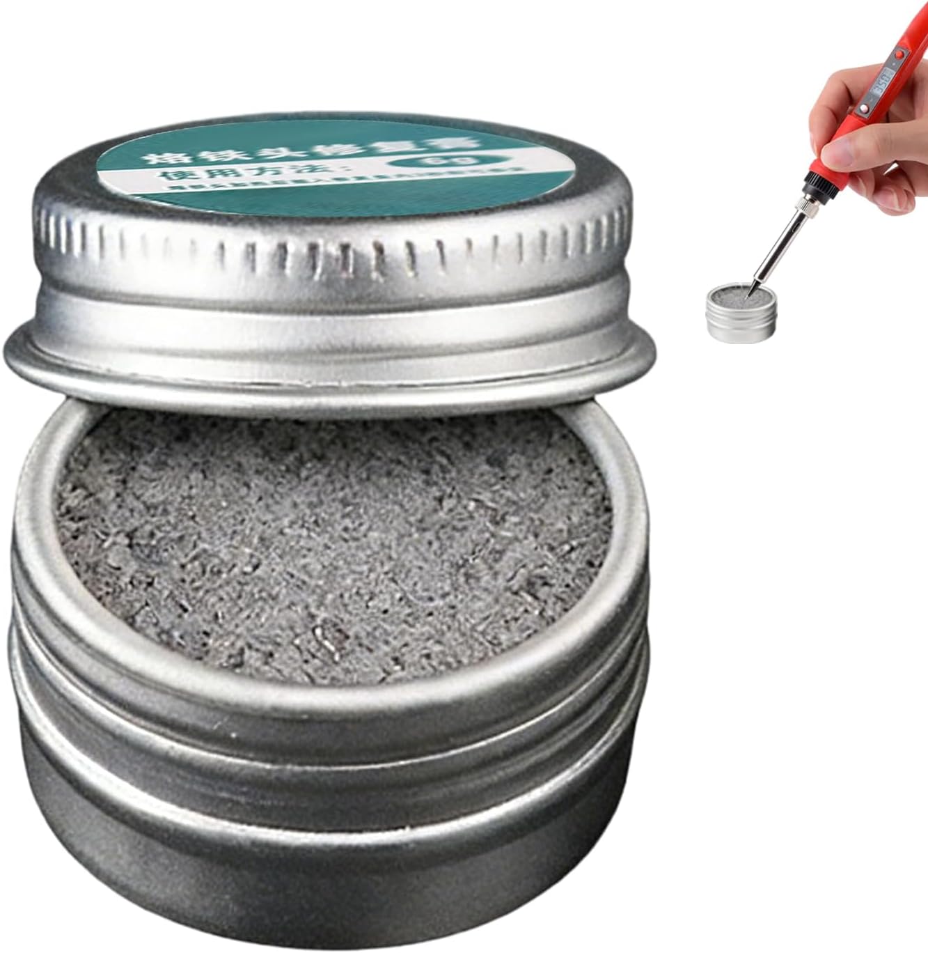 Tip Tinner - Oxidation Removal Cleaner - Soldering Iron Cleaner - for Electronics Repair Workshop Home Garage Maintenance