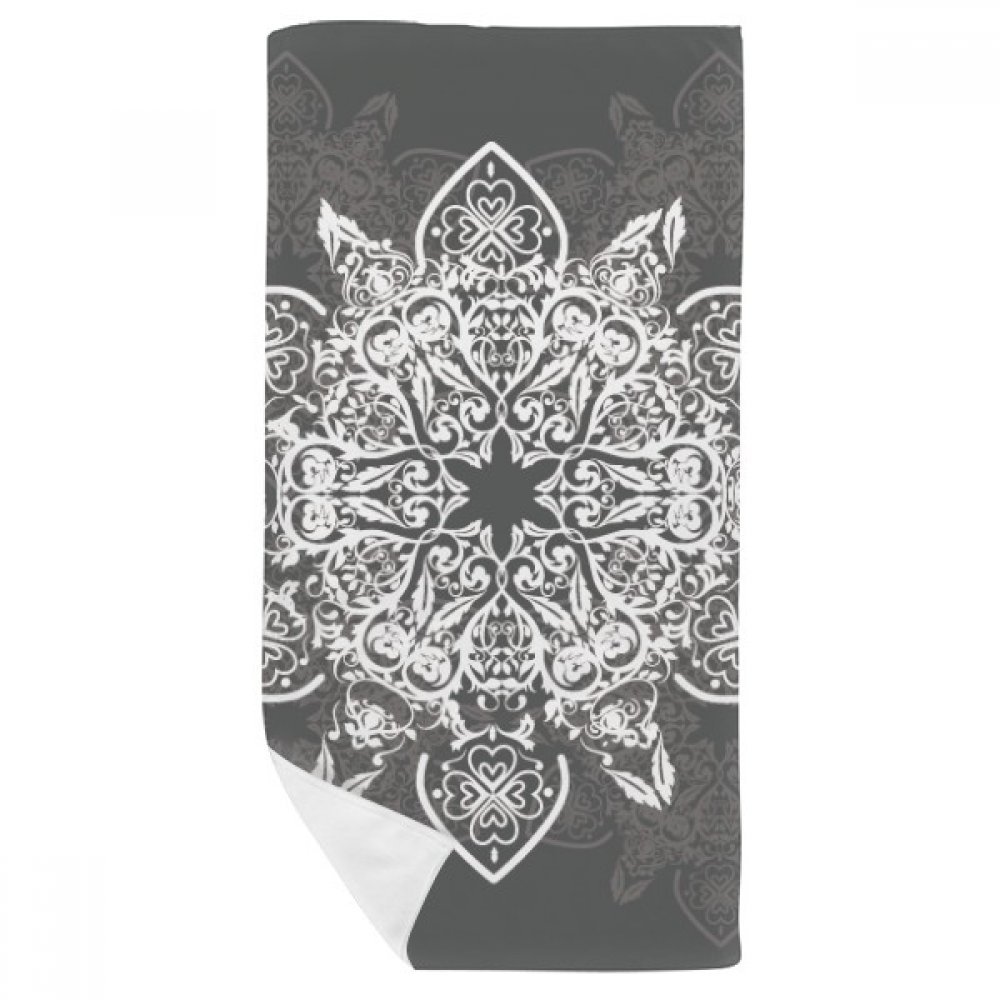 Serviette de bain serviette de toilette douce style arabe pour douche et visage