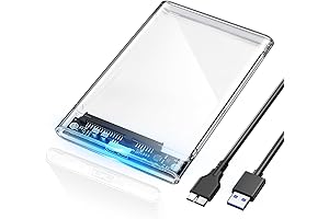 POSUGEAR 2.5” External Hard Drive Enclosure USB 3.0 to SATA III, Tool...