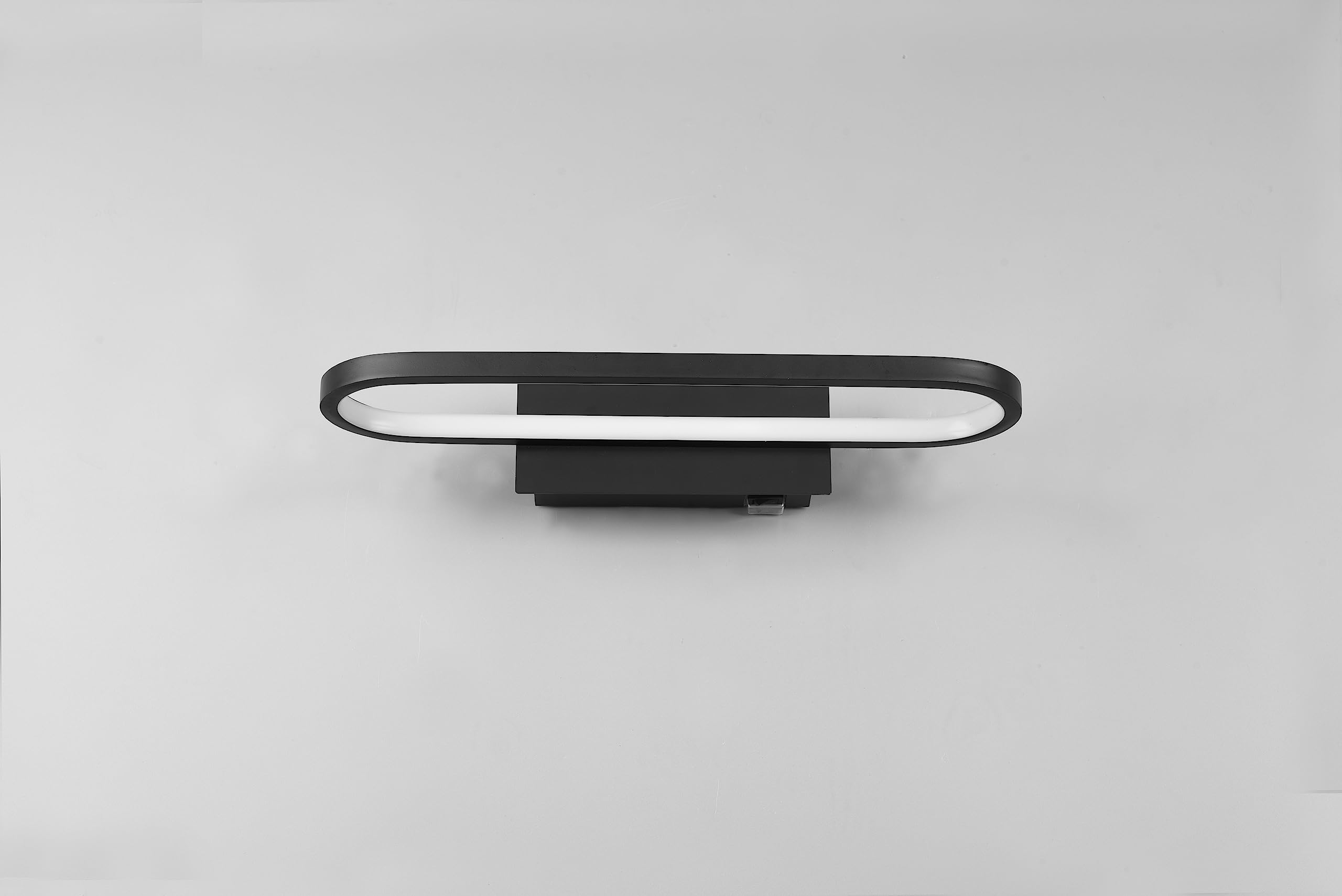 Applique murale Trio Gianni LED 17W 3000K 1700lm Métal noir mat 40x14x7.5cm IP44