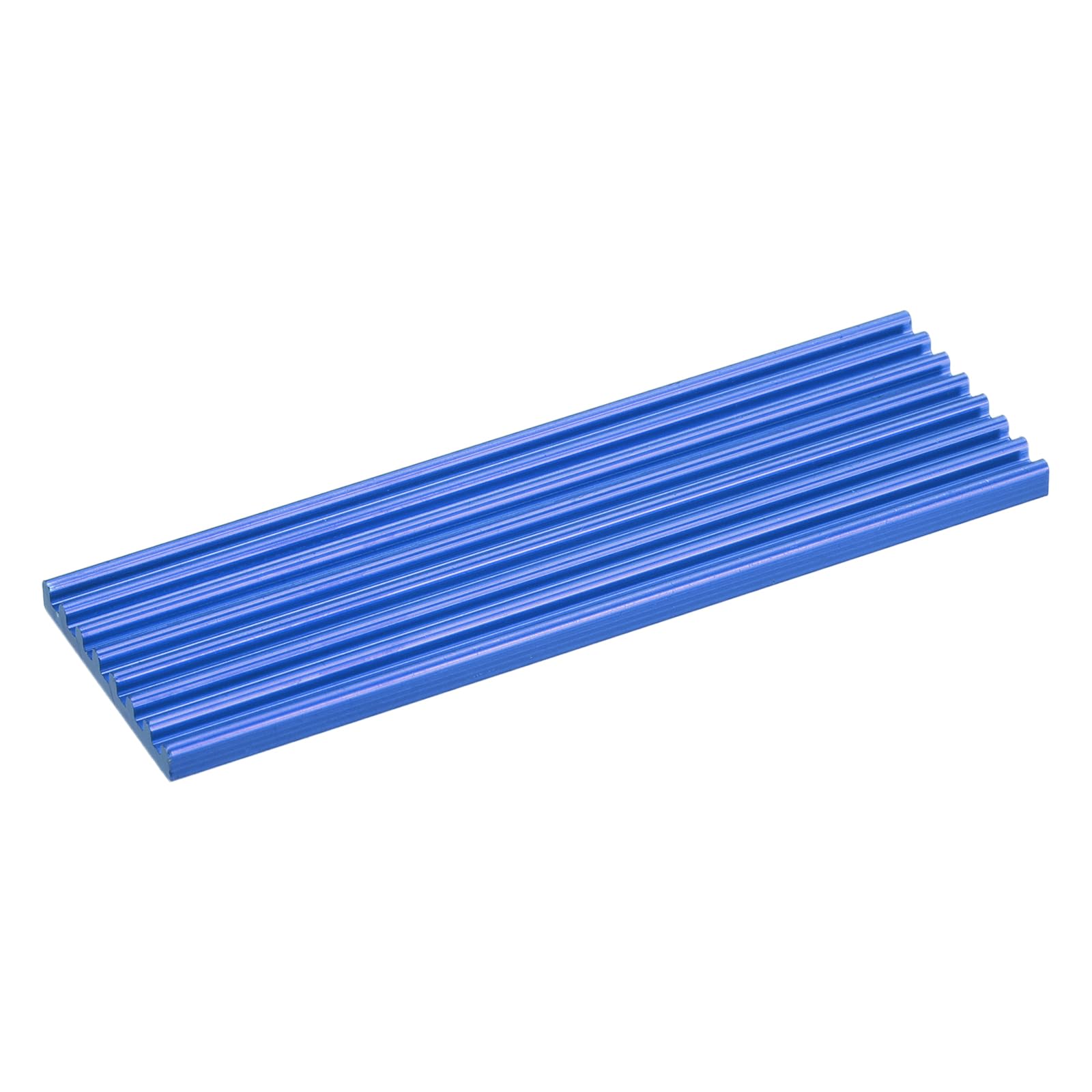 QUARKZMAN 1 Pack M.2 2280 Nvme SSD Radiator Chłodnica z aluminiową podkładką termoprzewodzącą Radiator dla PC Laptop, 70x22x3mm, Niebieski