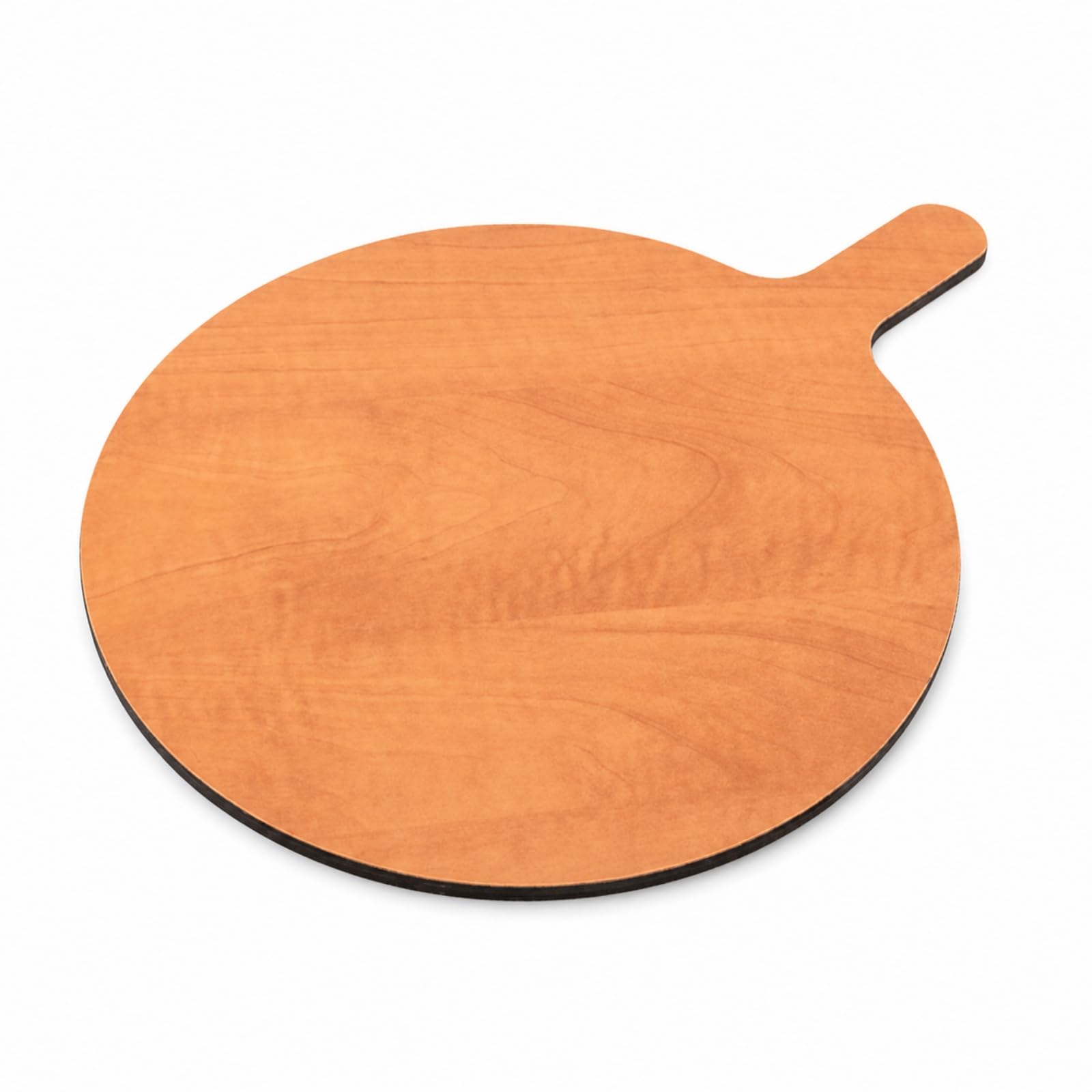 Pizza Serving Board Tagliere Pizza Rotondo Asse da Taglio Vassoio da Portata in Fibra di Legno Maneggevole E Sottile per Affettare E Porzionare Adatto a Uso Domestico Pizzeria Eventi