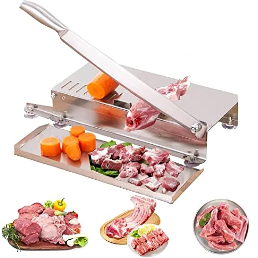 家庭用肉スライサー SHENGFENG 食品グレード ステンレス ドイツ製 Amazon｜家庭用ステンレス鋼肉スライサー、手動食品肉スライサー、冷凍