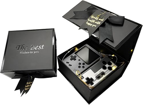 YOMCH Juego de caja de regalo de consola de juegos de mano retro, 800 videojuegos clásicos, paquete de regalo para niños, amigos, novios, regalo