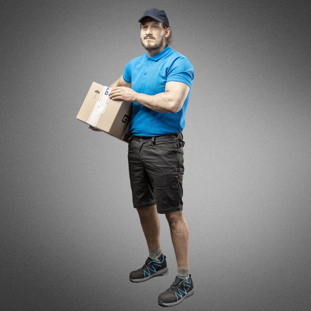 Högert Technik Ht5k810-m Pantalones Cortos, Gris, 52 Hombres