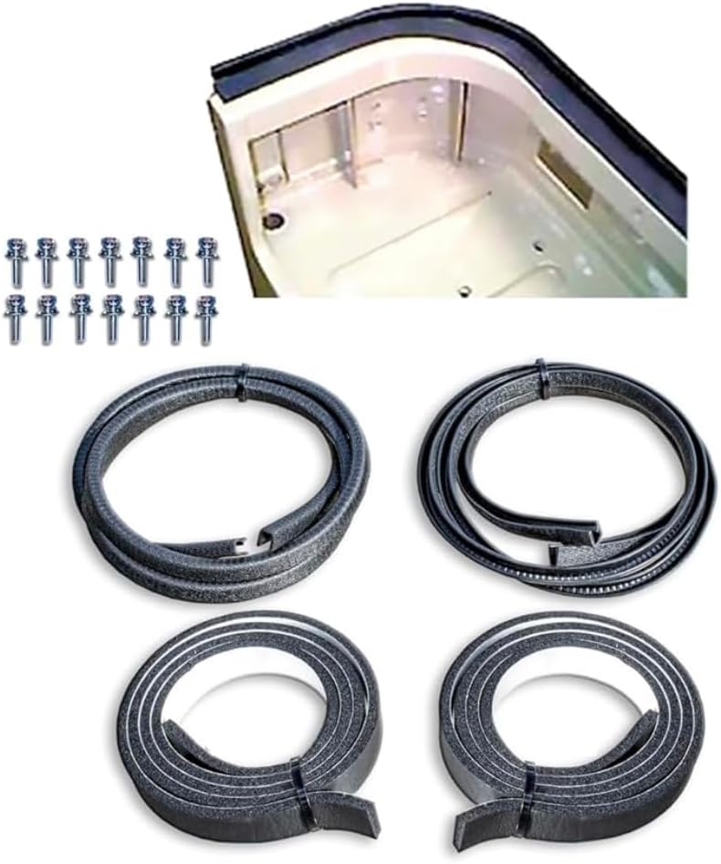 Land Cruiser FJ40 Body Tub to Hard Top Weatherstripping Kit with Screws 1958-1984