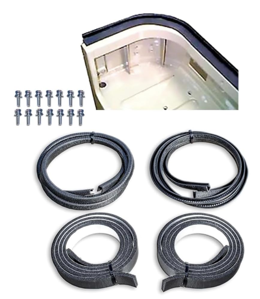 Land Cruiser FJ40 Body Tub to Hard Top Weatherstripping Kit with Screws 1958-1984
