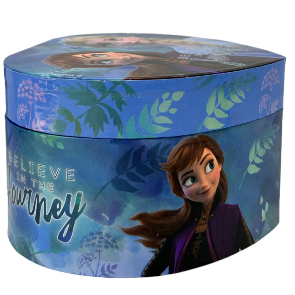 Pudełko na biżuterię z pozytywką Kraina lodu Disney Pudełko na biżuterię w kształcie serca 14,8 x 13,5 x 8,6 cm