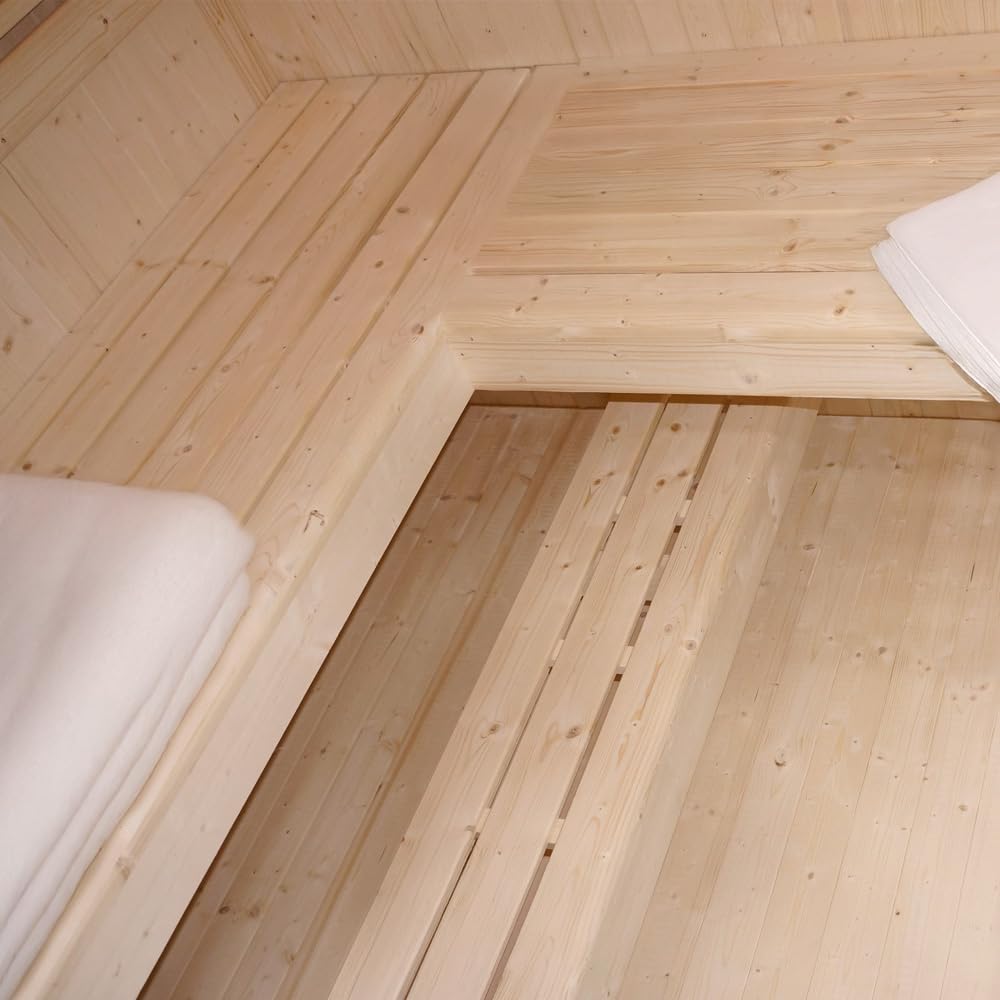 Home Deluxe Sauna da casa 'SHADOW XL BIG' Compreso il forno a sauna I Cabina sauna, Sauna tradizionale, Sauna tradizionale finlandese, Sauna per la casa, Sauna a infrarossi