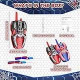 2 Pack Spider Walkie Talkies for Kids with Eye Lights - Outdoor Toys for 3 4 5 6 7 Year Old Boys Girls, Walky Talky Spider Toy for Camping Garden, Boys Girls Christmas Birthday Gifts Presents Age 3-12 - Image 8