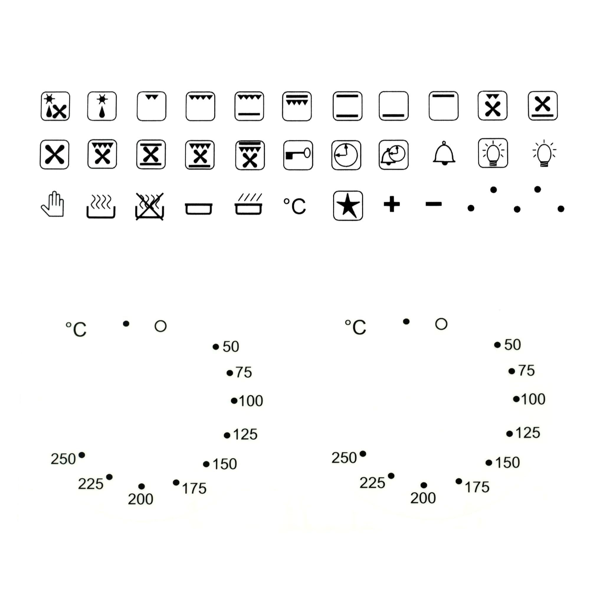 Create Idea Lot De 4 Autocollants Pour Cadran De Température