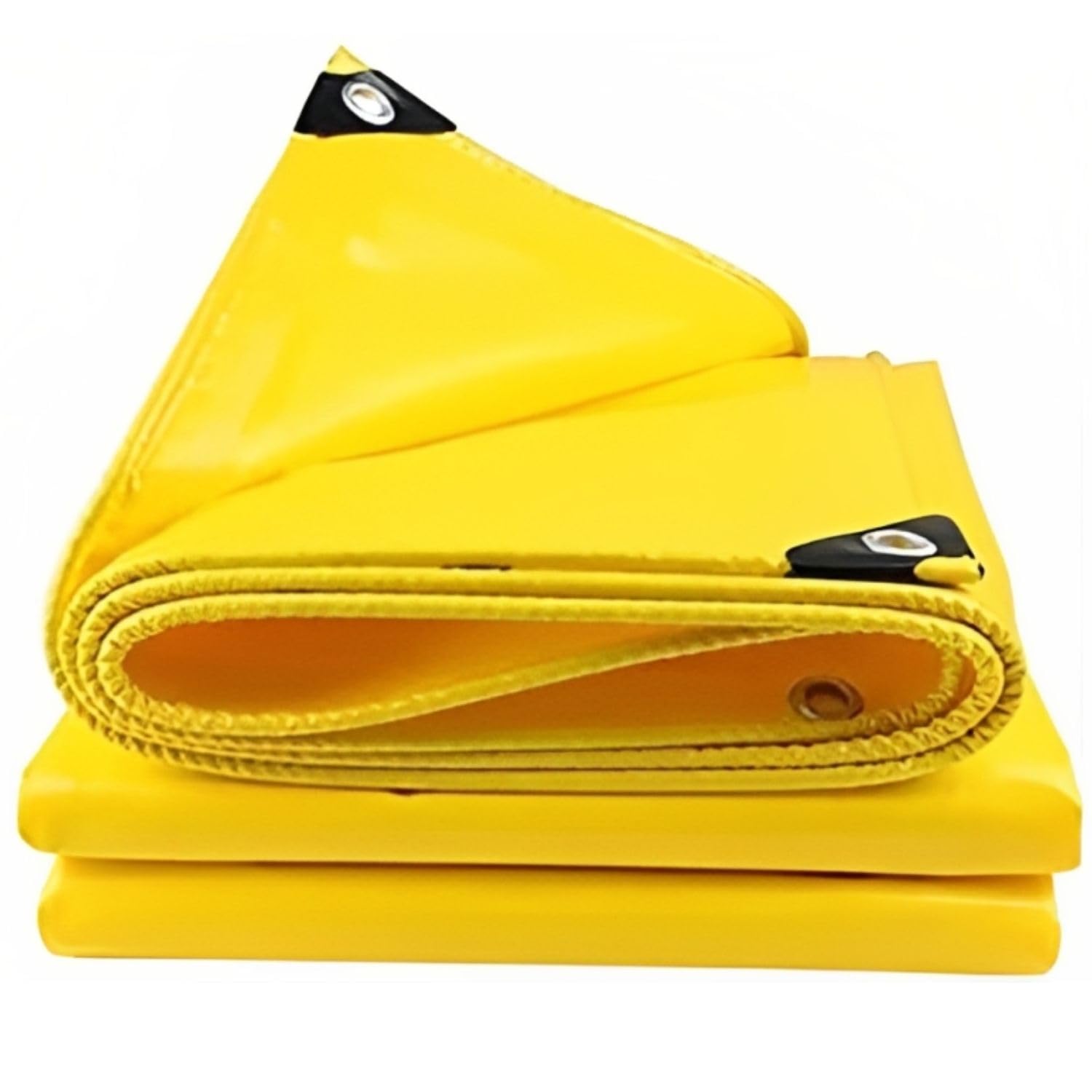Tarpaulin Tirpal Tadpatri Tharpai Thadika with Aluminium Eyelets - Multipurpose 130 GSM (HDPE Febrics (Yellow), 15Ft x 18Ft) — Amazon image 3
