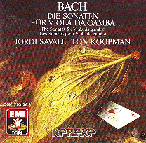 Sonatas for Viola Da Gamba [Audio CD] Bach; Savall and Koopman