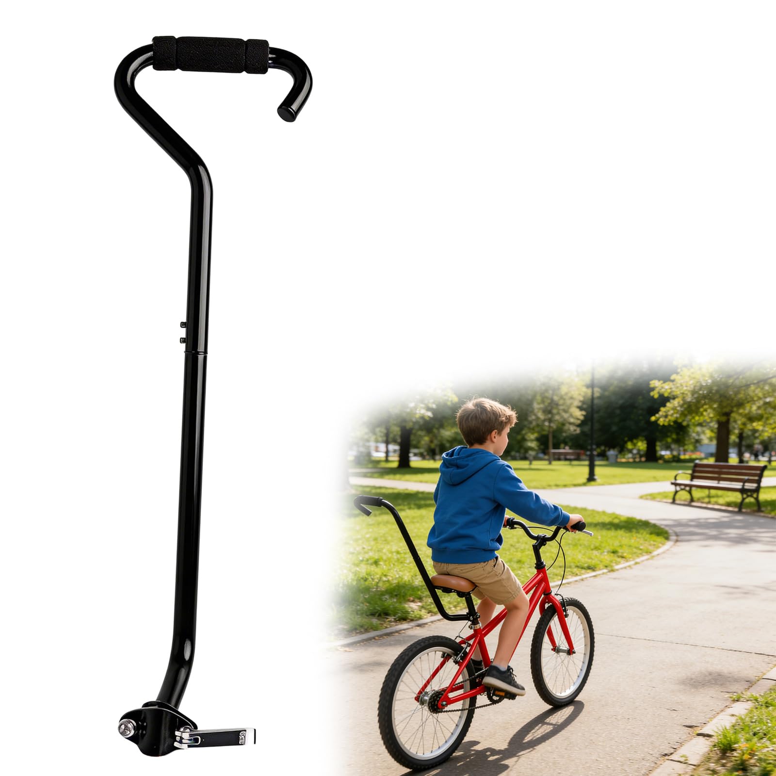 kinderfahrrad schiebehilfe BORDEAG Schiebestange Kinderfahrrad, Fahrrad Lernhilfe, Haltestange Kinderfahrrad, Lernhilfe Schiebestange Haltestange, Kinderrad für Kinderfahrrad und Balance Bike Sport & Freizeit Der goldene Handschuh. Der Rahmenhöhe:50cm | M (29