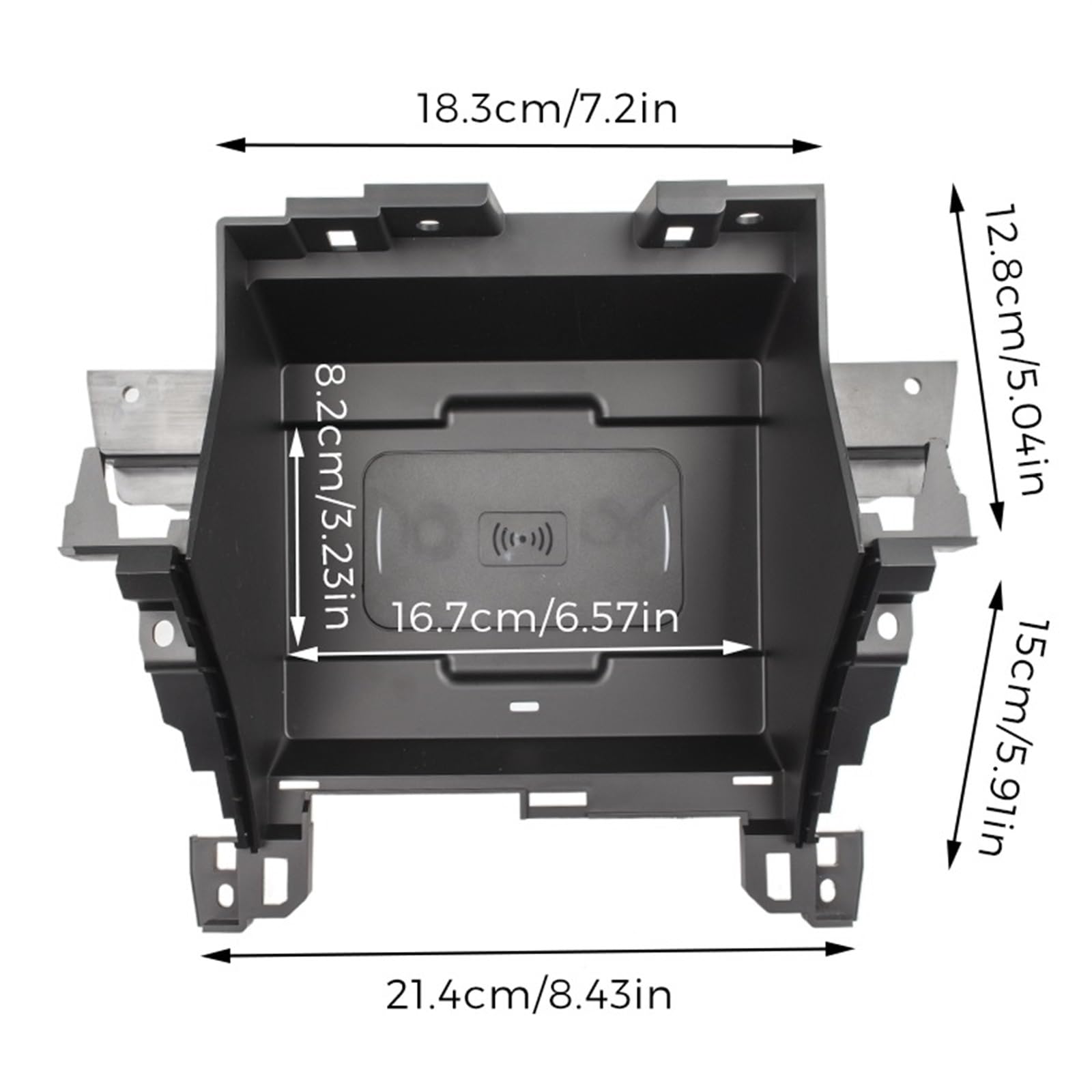 Ładowarka samochodowa Qi Standardowa ładowarka bezprzewodowa 10 W Szybkie ładowanie, dla, for Hyundai, Sonata 2016 2017 2018 2019