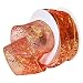 Morex Ribbon 7426.60/50-934 French Wired Nylon Enchantment Ribbon, 2 1/2" x 50 yd, Red/Gold