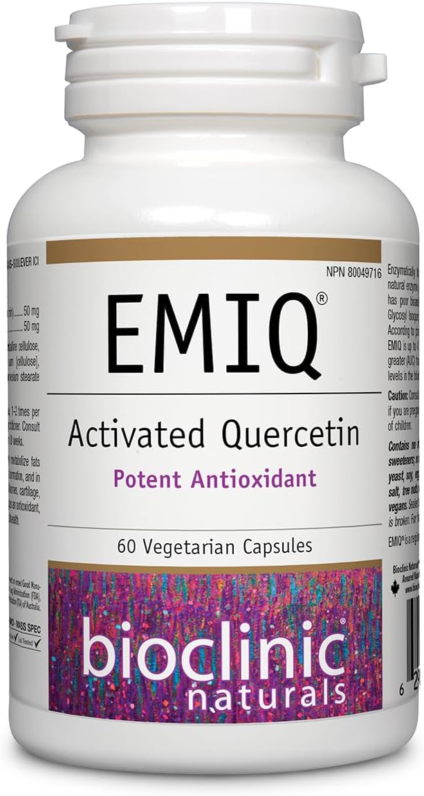 Bioclinic Naturals - EMIQ Activated Quercetin, 60 vcaps