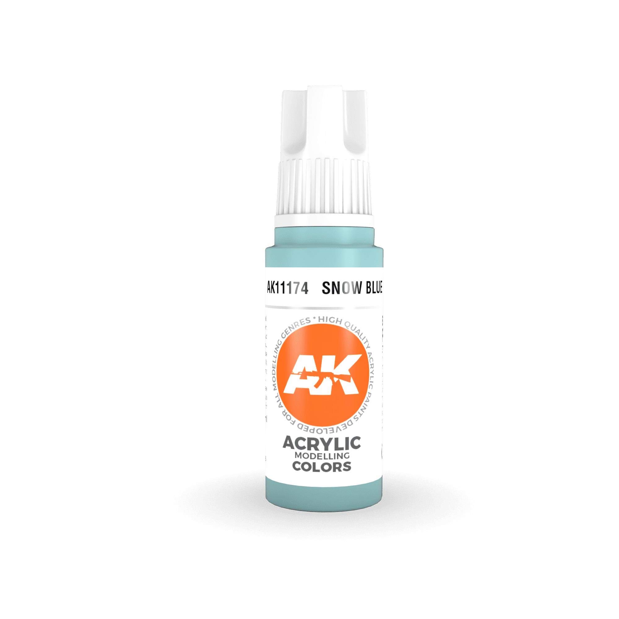 AK Interactive3rd Gen Acrylic Snow Blue 17ml