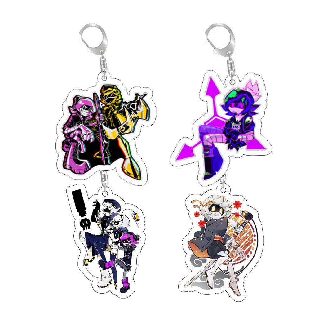 7pcs Collier Porte-clés Ensemble Relation État Collier Charme Collier