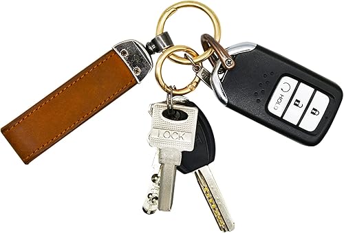 Miniatura 5 de Maydahui 40 piezas de anillo de resorte de aleación de zinc con clip de resorte de 4 tamaños (0.8, 0.98, 1.1, 1.3 pulgadas), mosquetón redondo