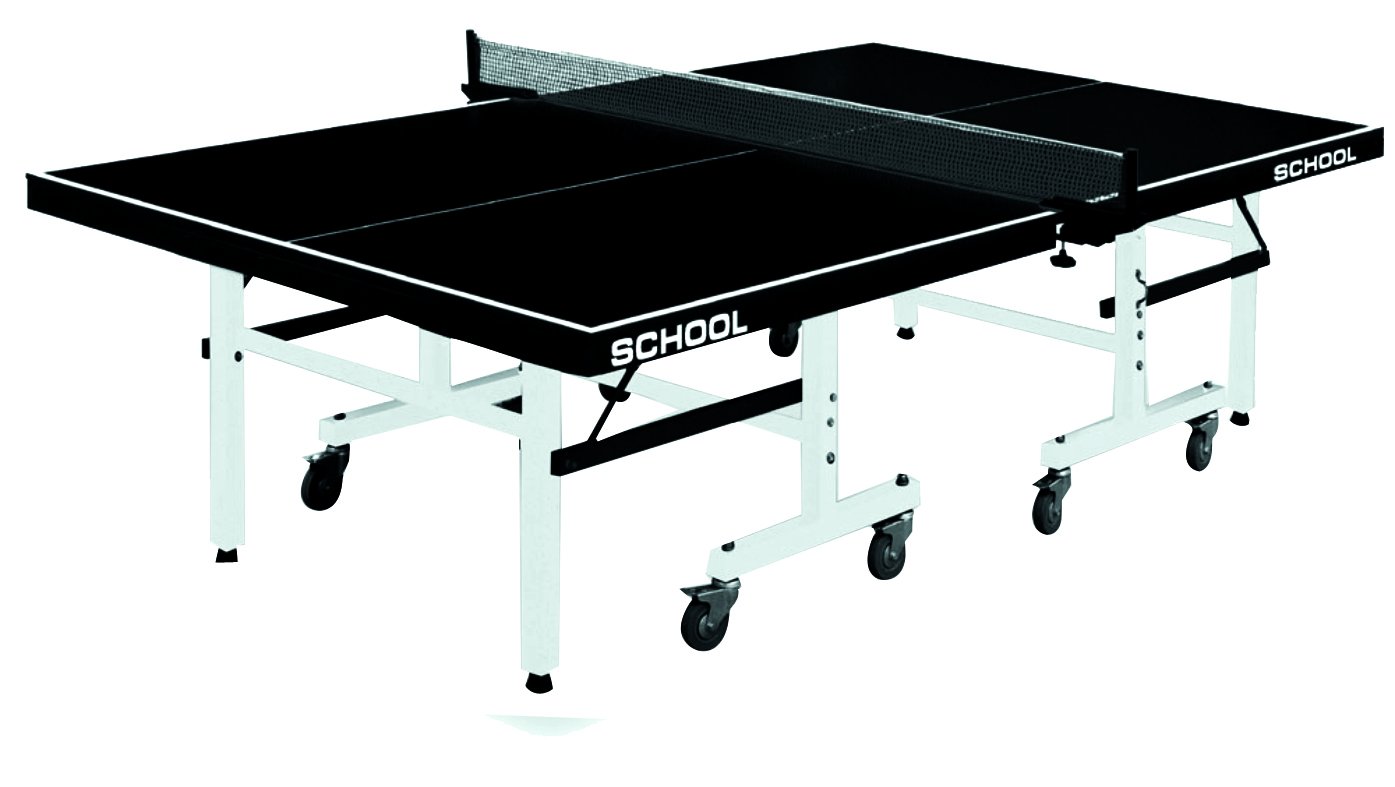 STAG Global School Line Table Tennis (T.T) Table| Full Size Professional Table with 7 Minute Quick Assembly| Single Player Playback Mode