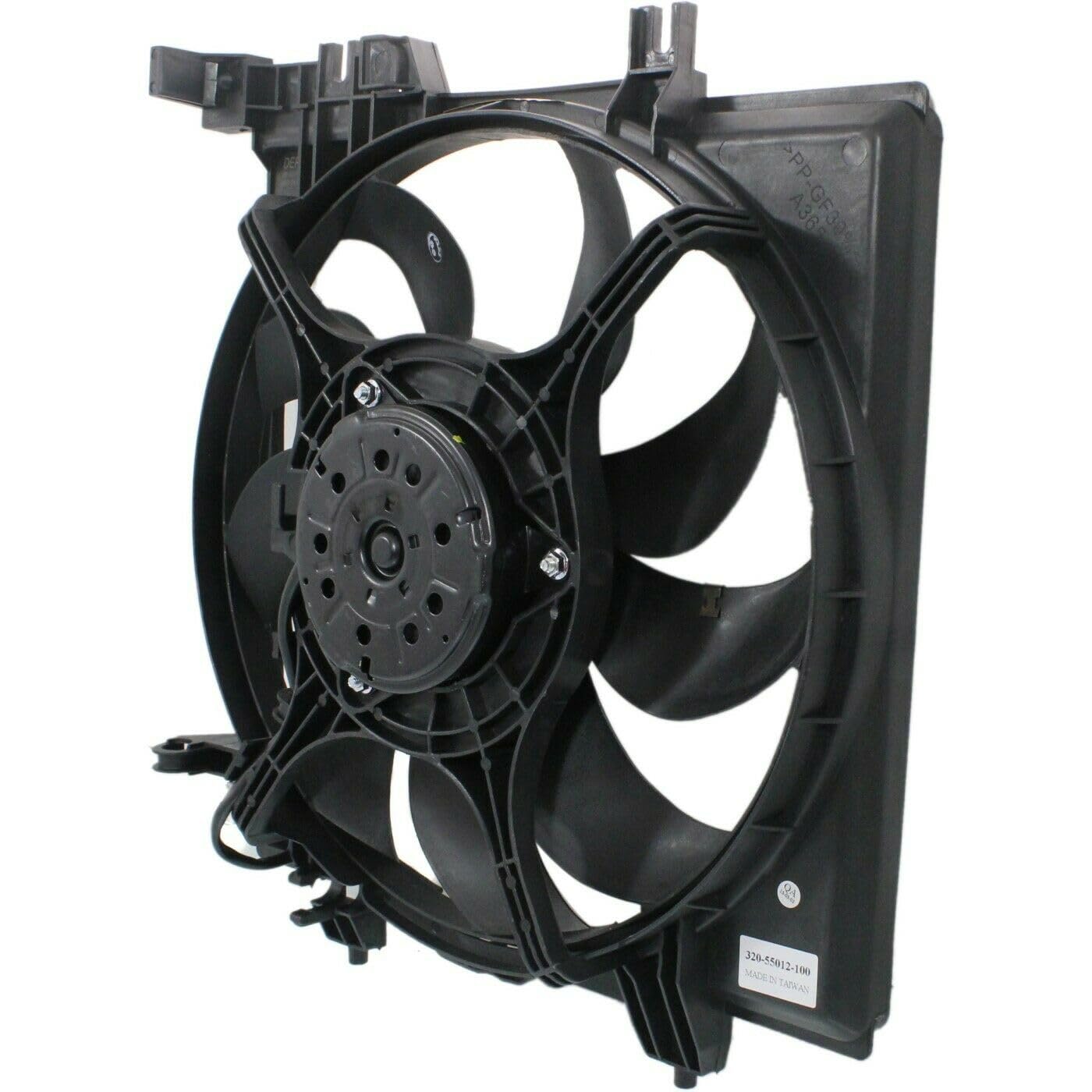 Momtlck Radiator Cooling Fan Blade for Subaru for Crosstrek 2016-2017 for Forester 2009-2010 2012-2013 for Impreza 2008-2016 for WRX 2013-2014 for WRX 2013-2018 for XV Crosstrek 2013-2015