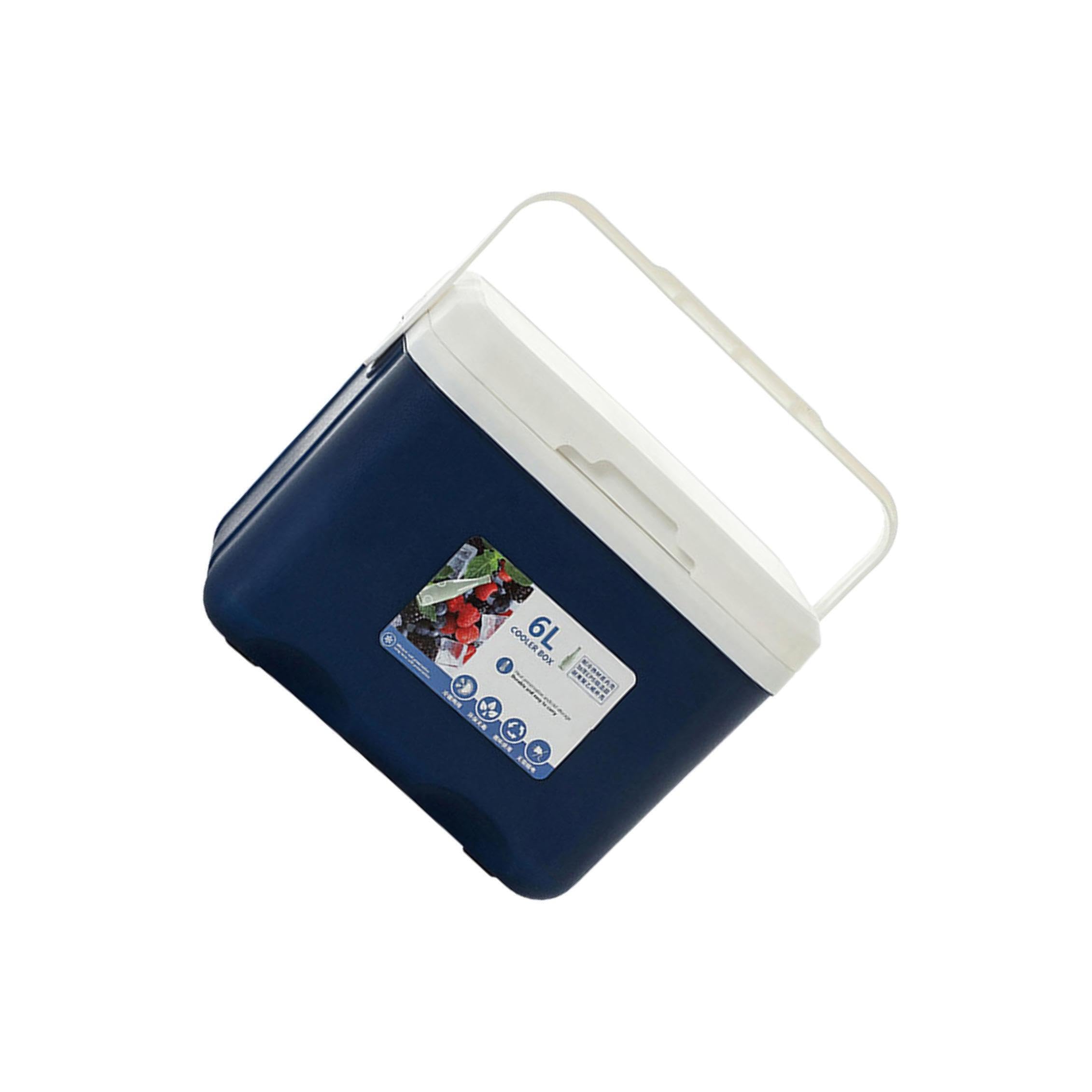 Contenitore termico per alimenti surgelati, per spedizioni a freddo, per campeggio, isolamento efficiente per preservare la freschezza, picnic, gite di pesca, viaggi, Blu, 27x18x23cm