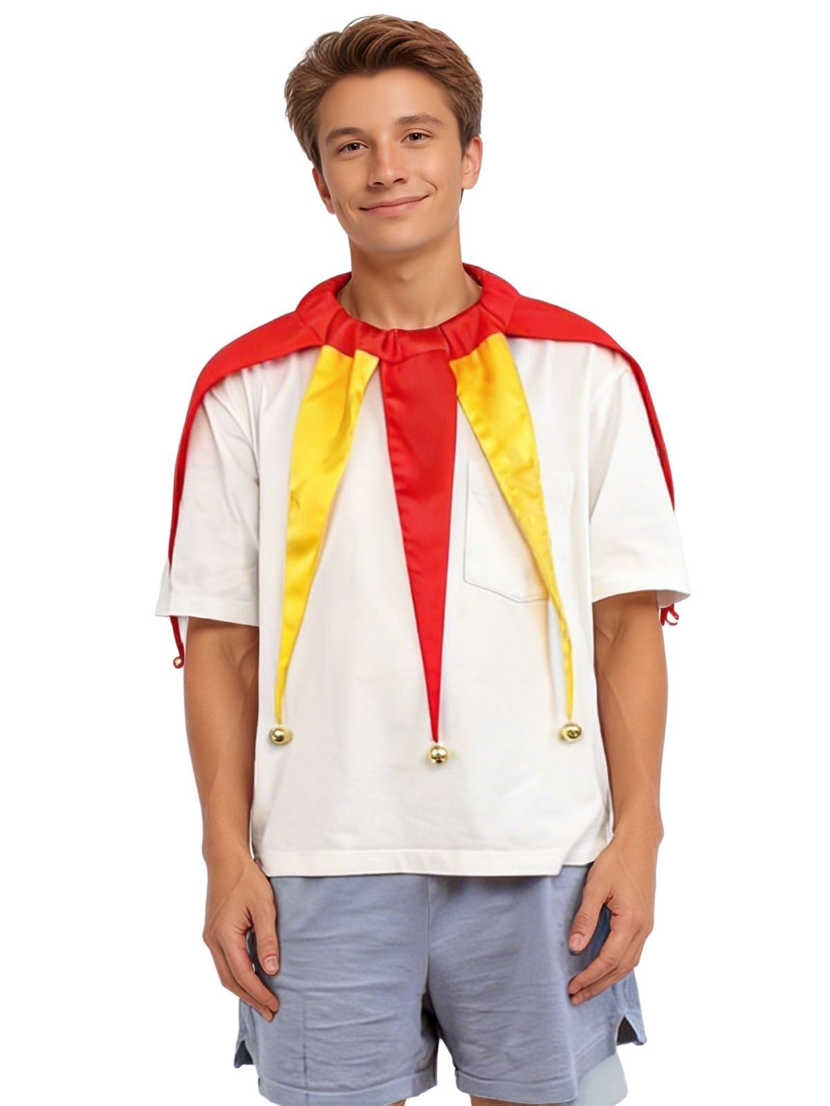 Unykaflor Adult Jester Clown Collar,Adjustable Clown Neck Collar Accessories for Halloween Party — image 1
