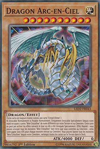 Carte Yu-Gi-Oh! Dragon Arc-en-Ciel : LED2-FR043 -VF/COMMUNE-