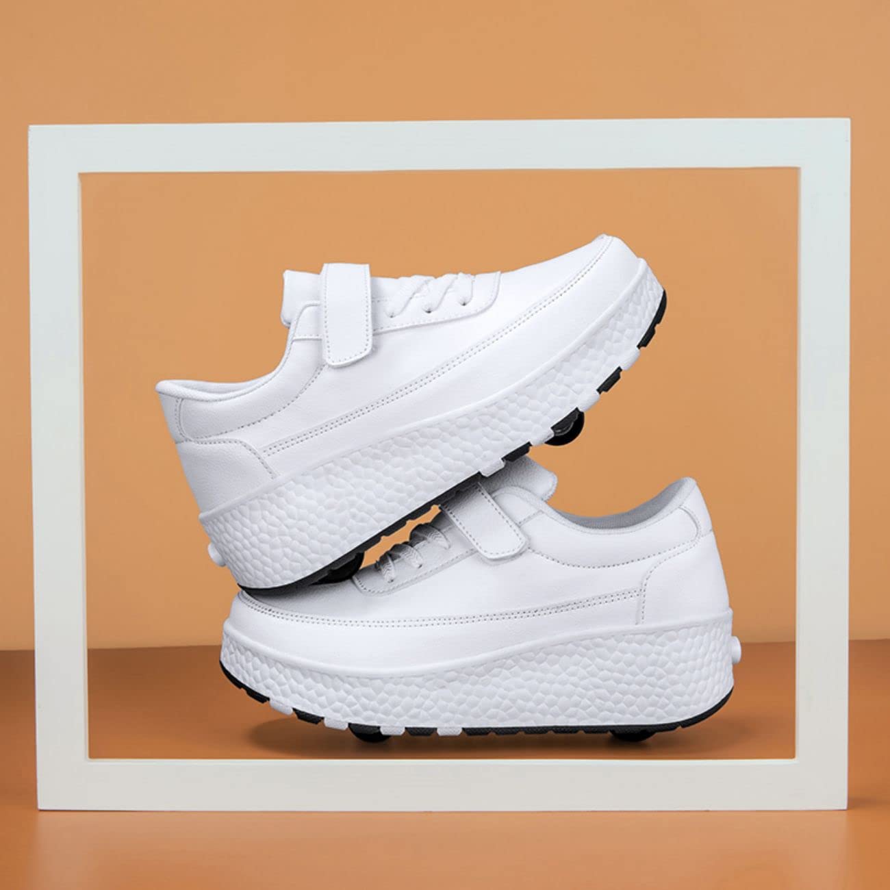 HUSKSWARE Chaussures à roulettes pour Enfant 2 en 1 avec Patins à roulettes