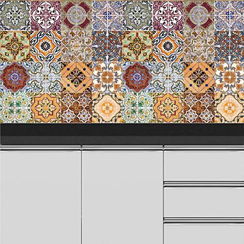 Adesivo Azulejos Portugueses Lisboa (Adesivo vinil, 120x60)