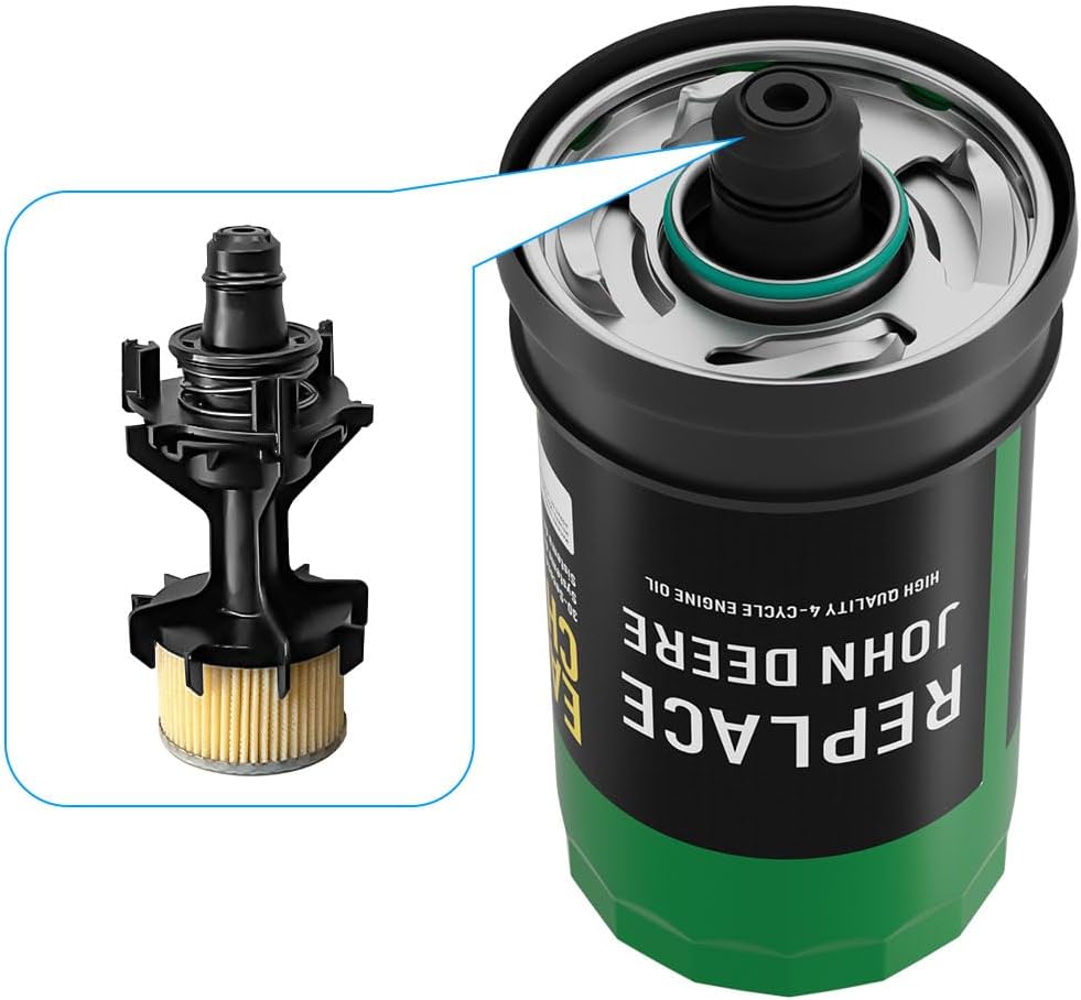 AUC12916 Oil Filter For John Deere E120 E130 E150 E160 E170 E180 100 Series Tractors