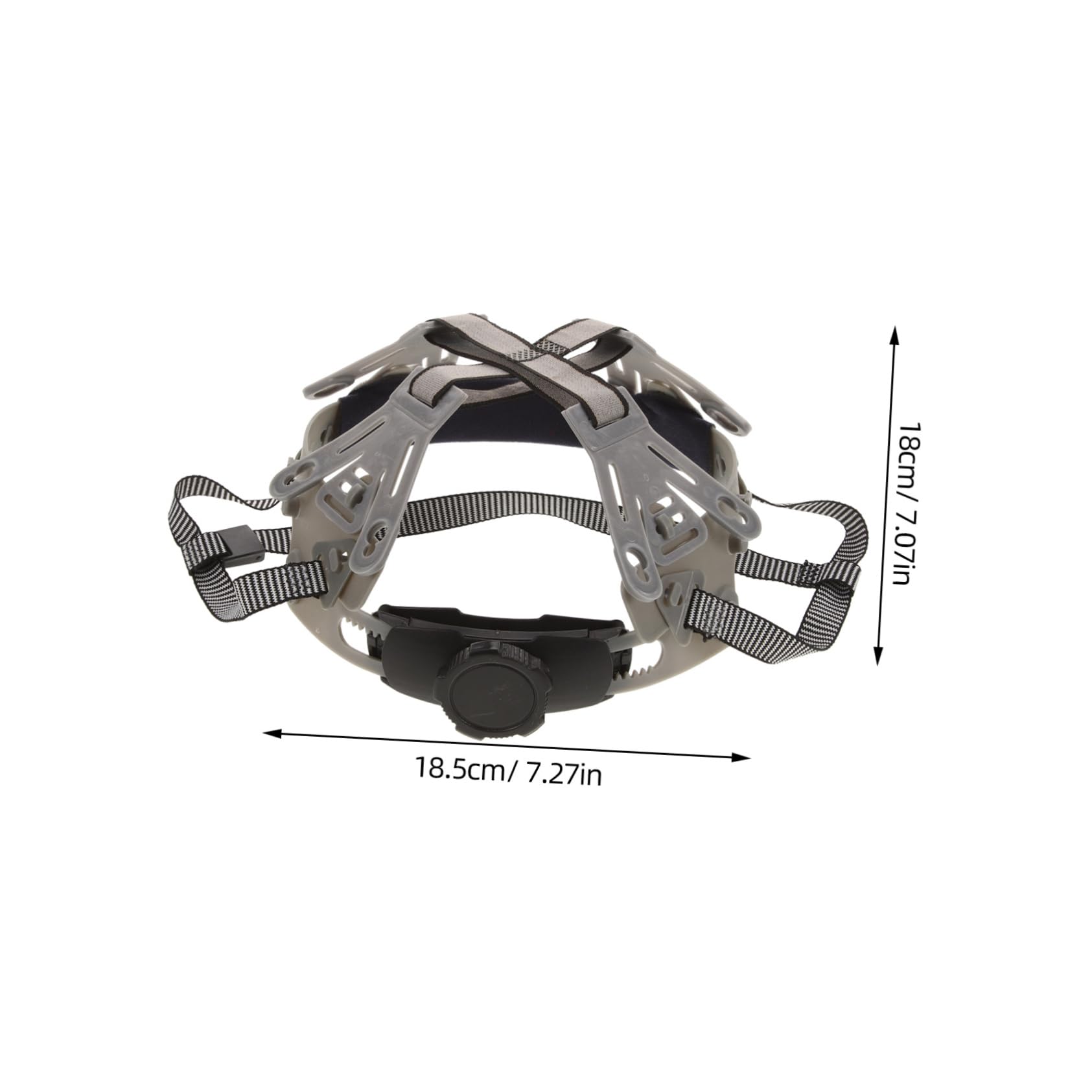 POPETPOP Forro del Casco Forro De Sombrero Industrial Suspensión del Casco De Seguridad Casco De Construccion Barbilla De Casco Universal Forro De Casco Duro El Plastico Gris