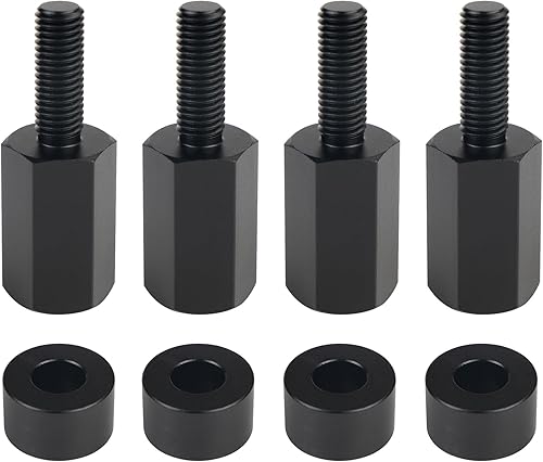 Kit de montaje de elevador de asiento compatible con Can Am Maverick X3 X3 MAX X3 R, elevador UTV Seat 0.5"/1.5"/2" ajustable negro