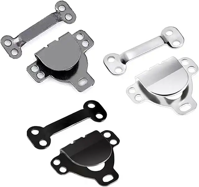 Crochet Pantalon Couture - 30 Ensembles Réparation Vêtements Noir, Blanc Argenté, Pistolet